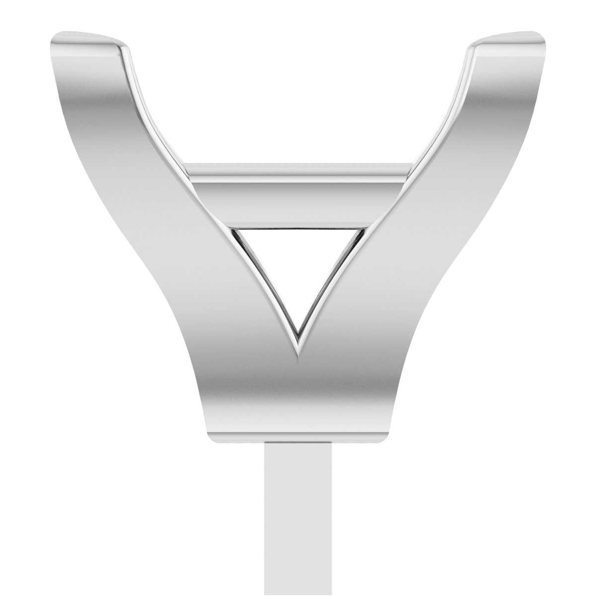 Square V-Prong Peg Setting