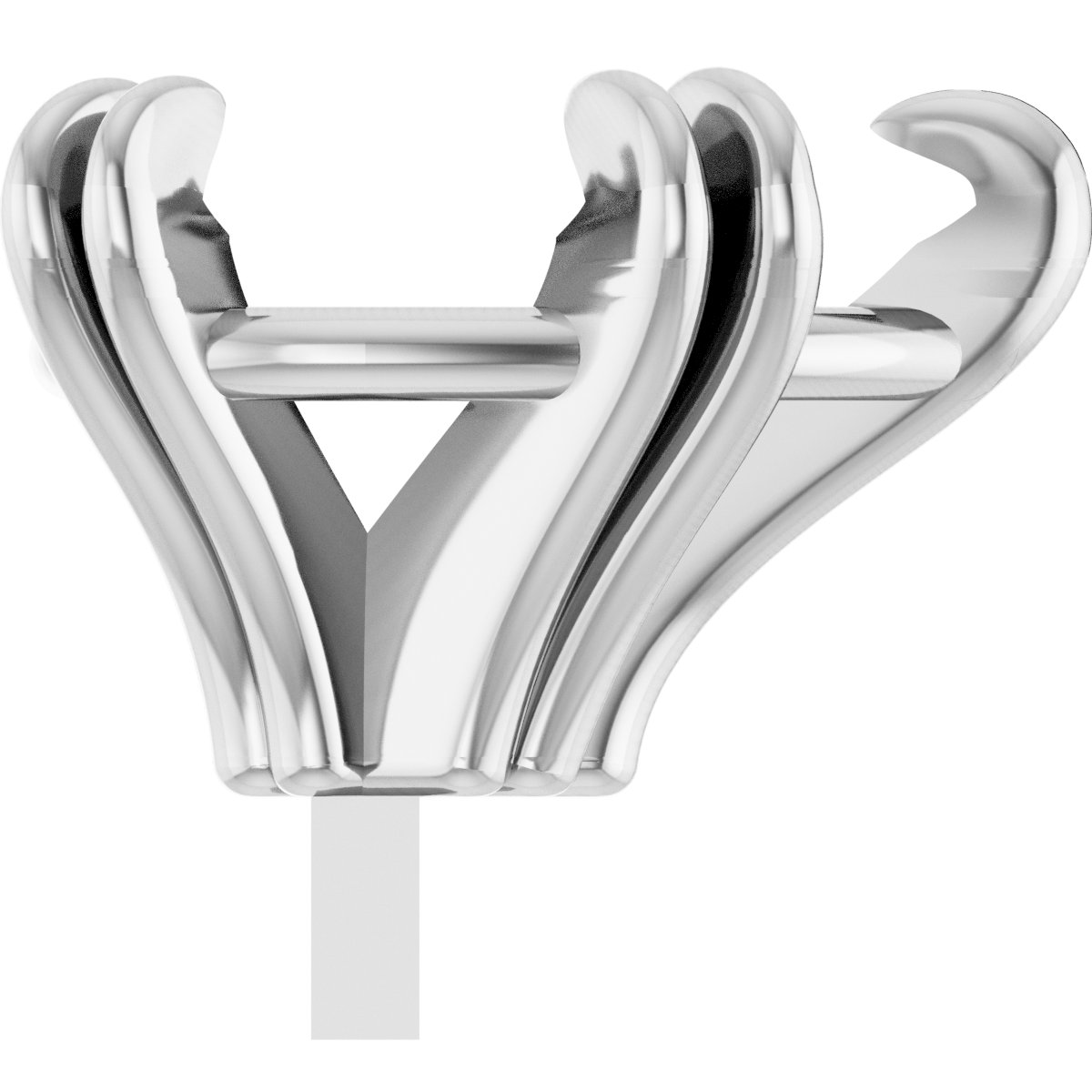 Pre-Notched Double-Claw Peg Setting