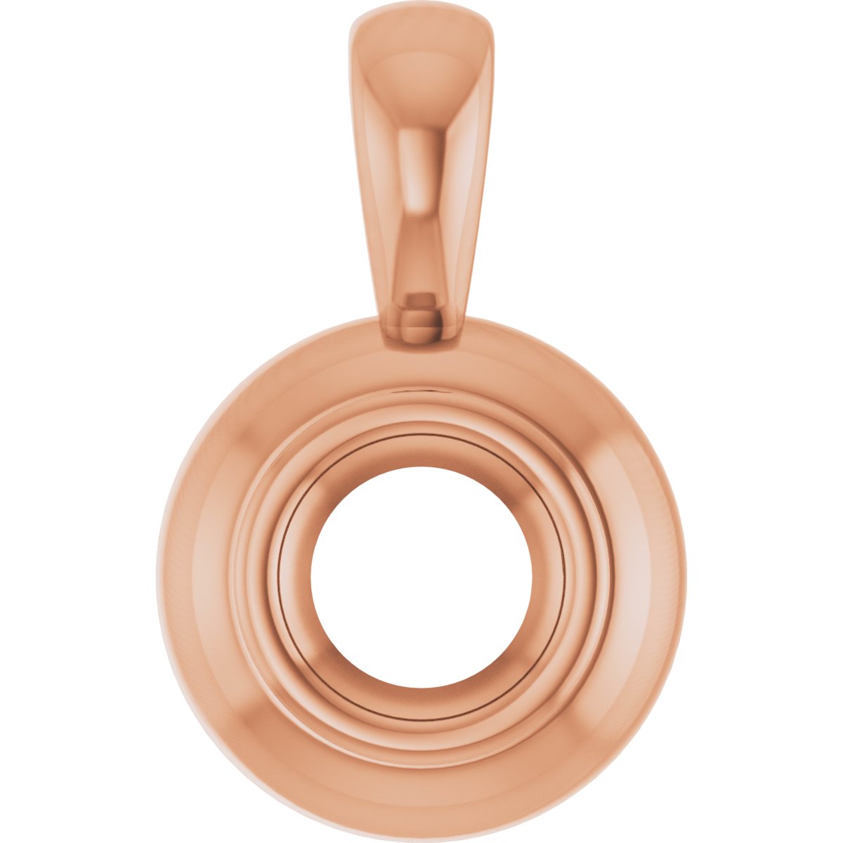 Bezel-Set Solitaire Pendant