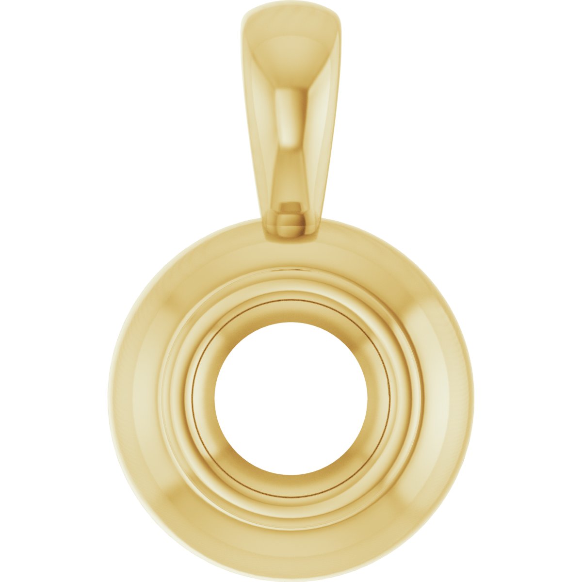 Bezel-Set Solitaire Pendant