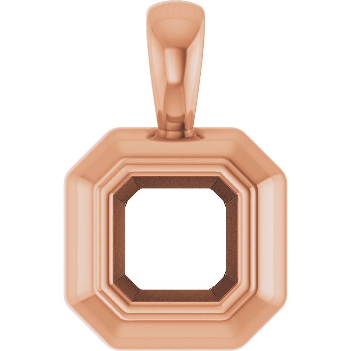 Bezel-Set Solitaire Pendant