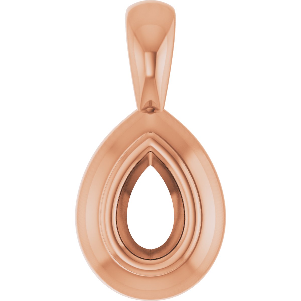 Bezel-Set Solitaire Pendant