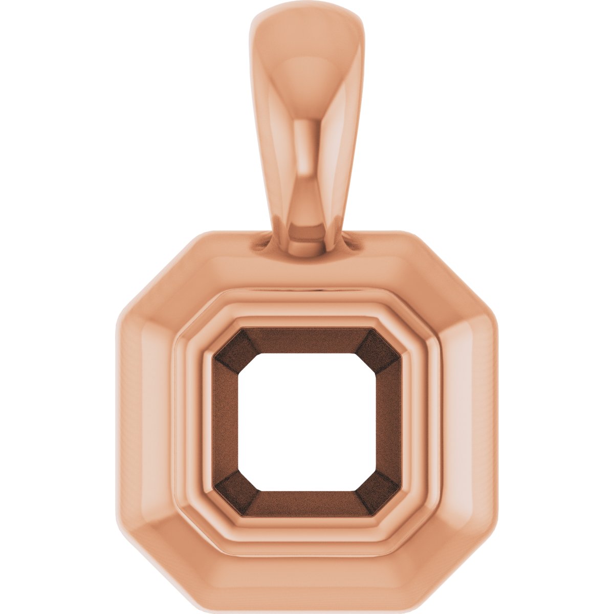 Bezel-Set Solitaire Pendant