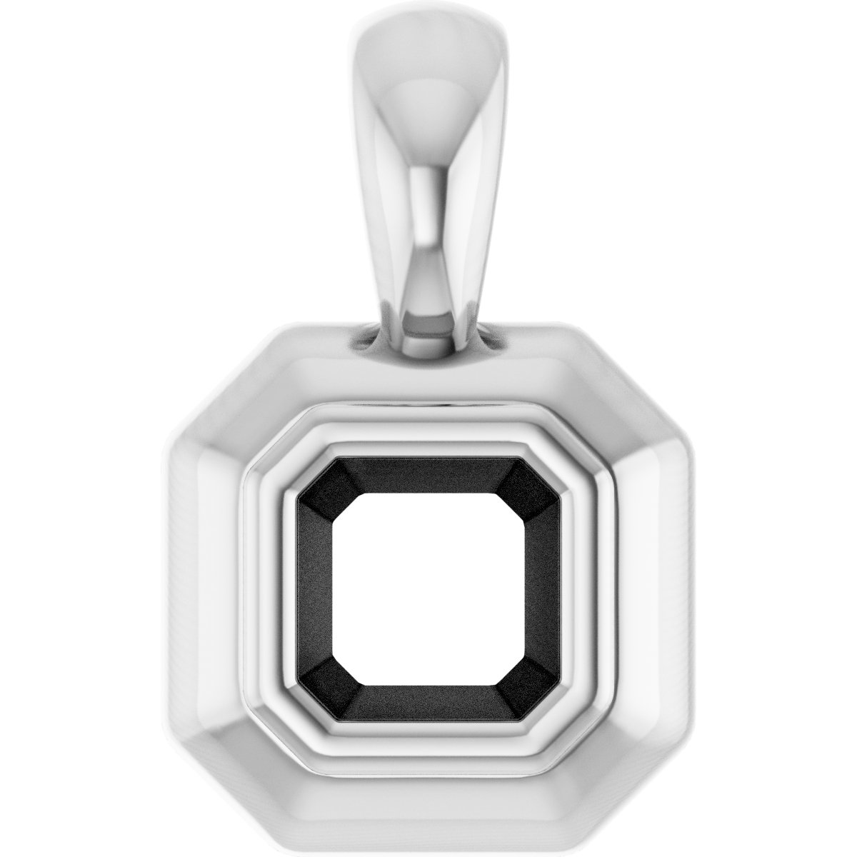 Bezel-Set Solitaire Pendant