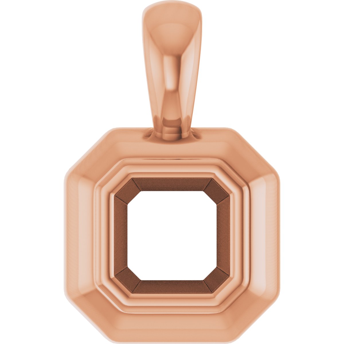 Bezel-Set Solitaire Pendant