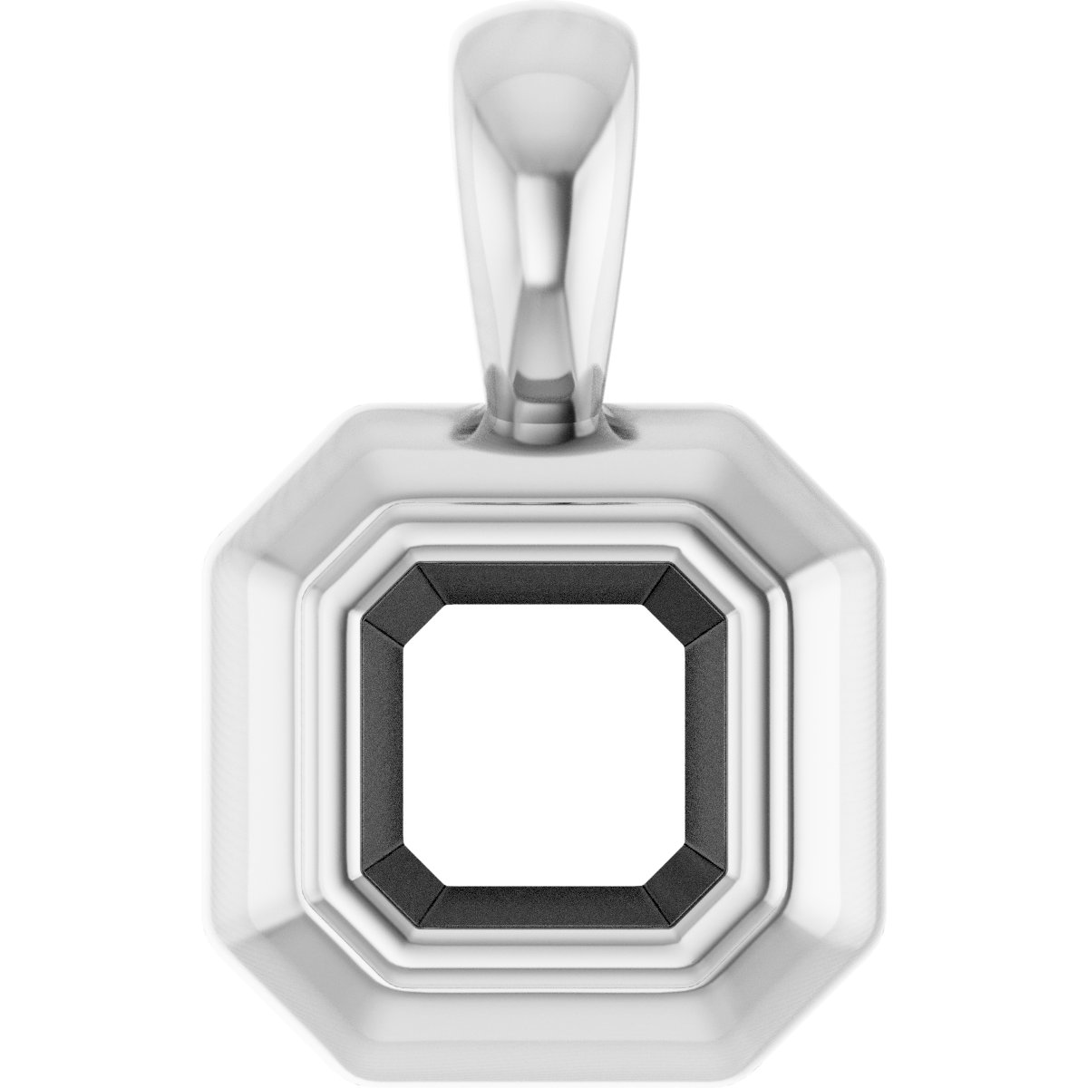 Bezel-Set Solitaire Pendant