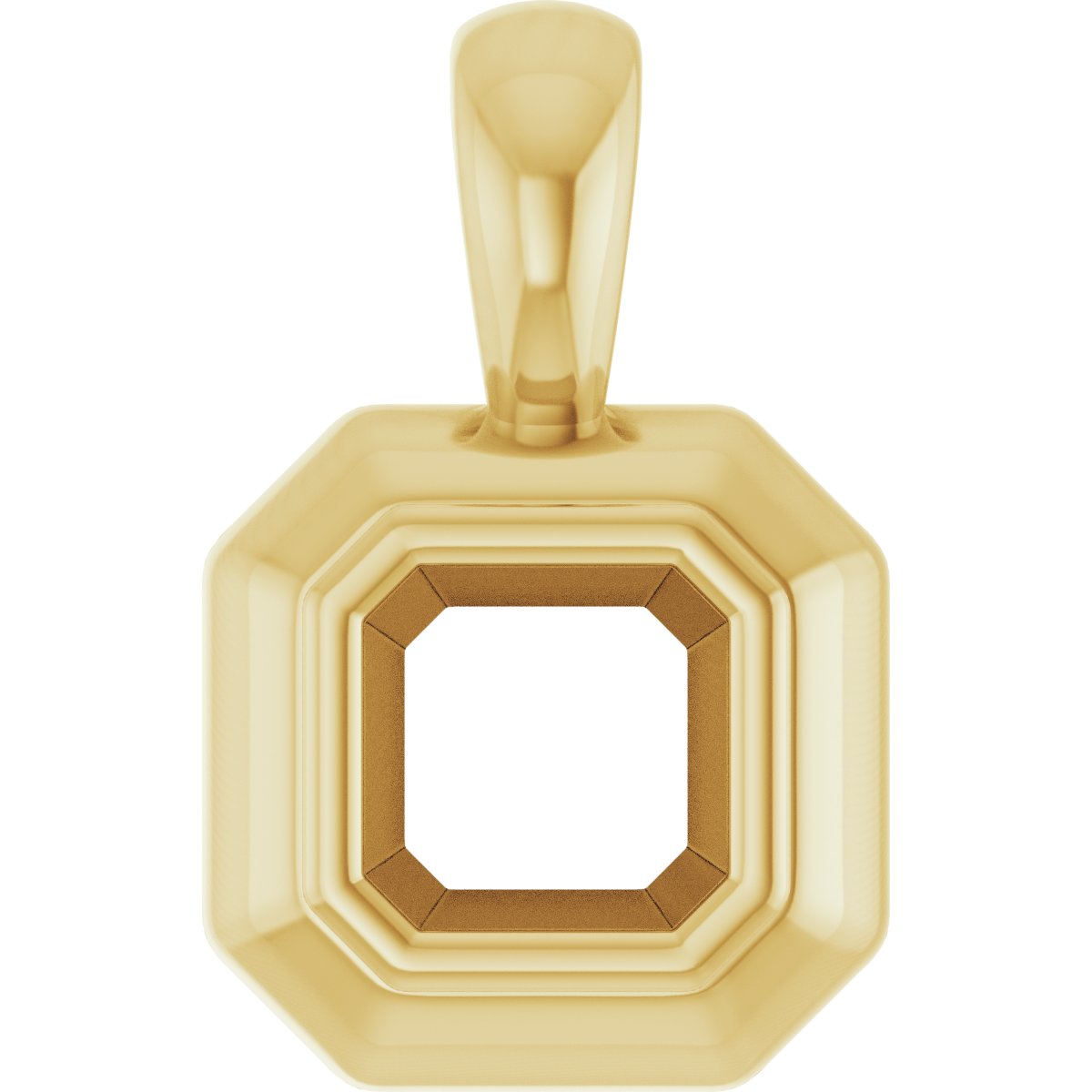 Bezel-Set Solitaire Pendant