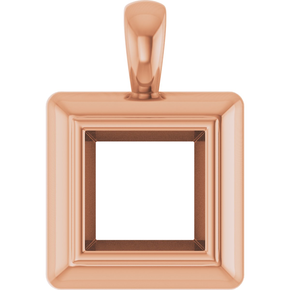 Bezel-Set Solitaire Pendant