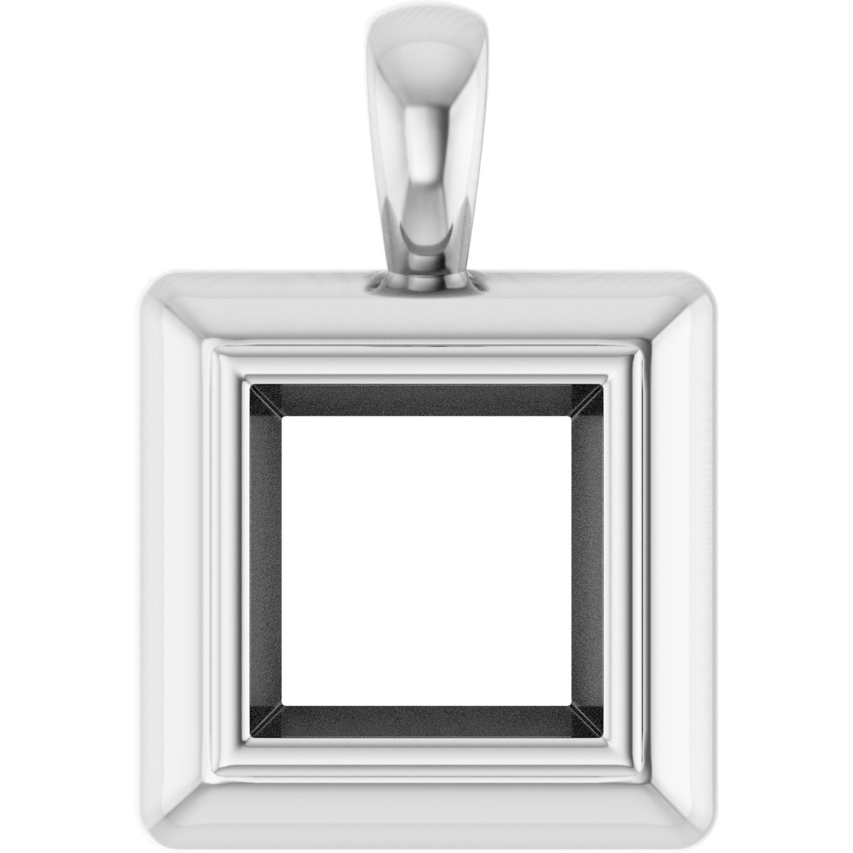 Bezel-Set Solitaire Pendant