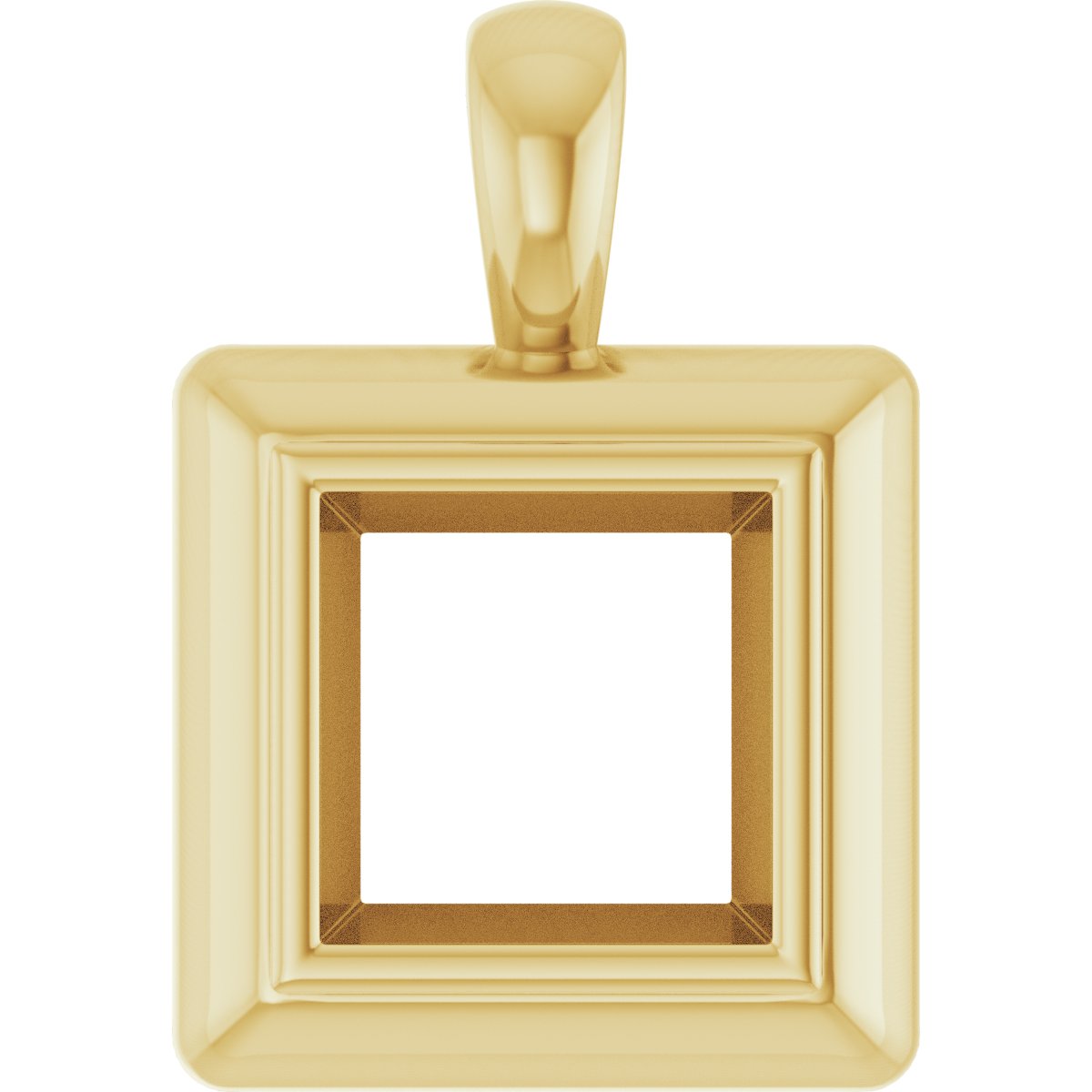 Bezel-Set Solitaire Pendant