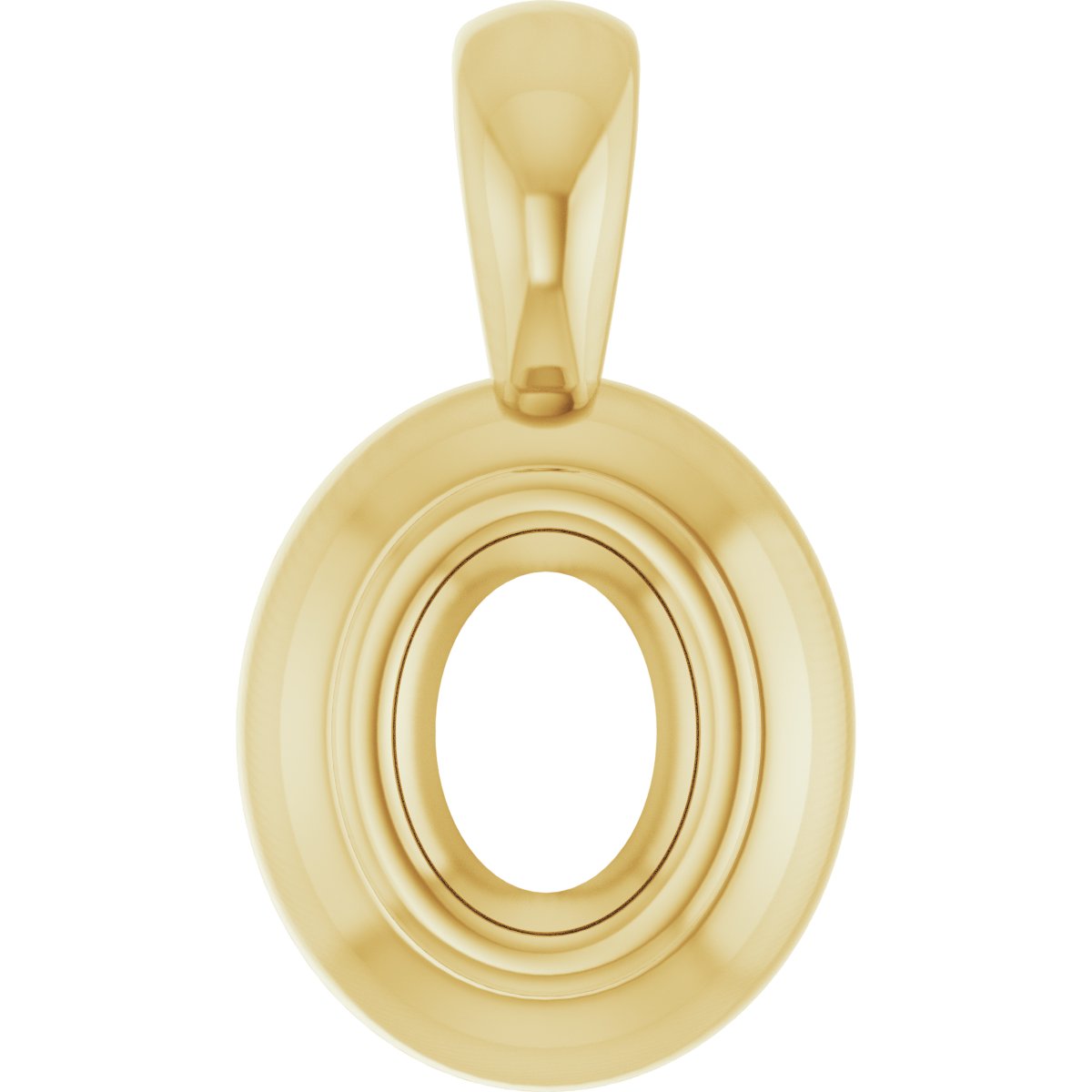 Bezel-Set Solitaire Pendant