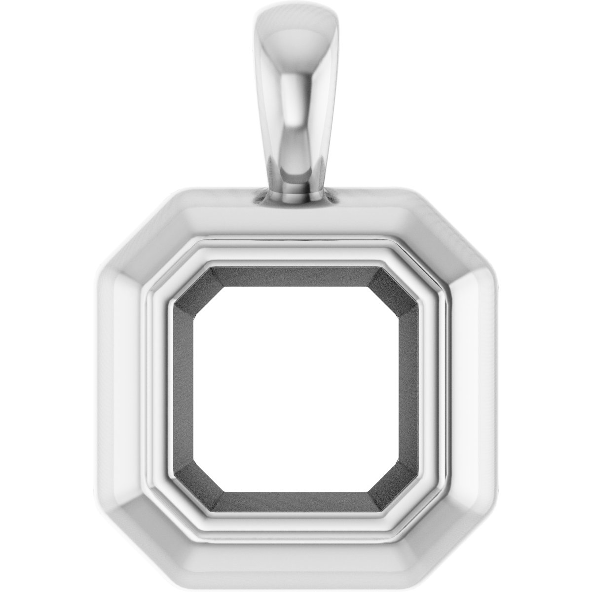 Bezel-Set Solitaire Pendant