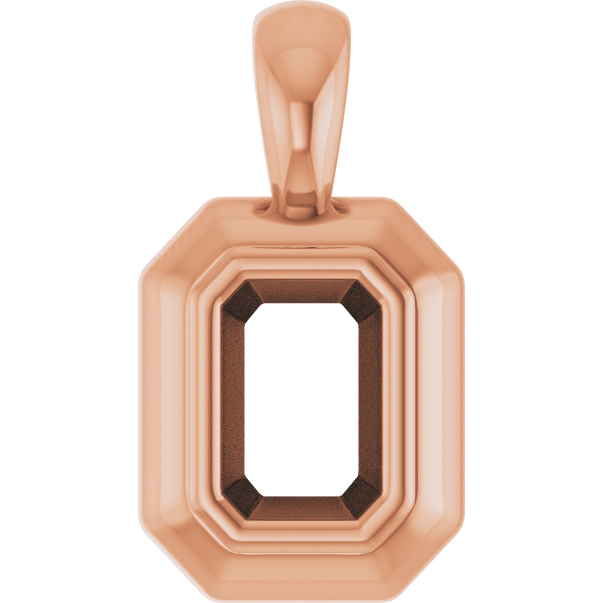 Bezel-Set Solitaire Pendant
