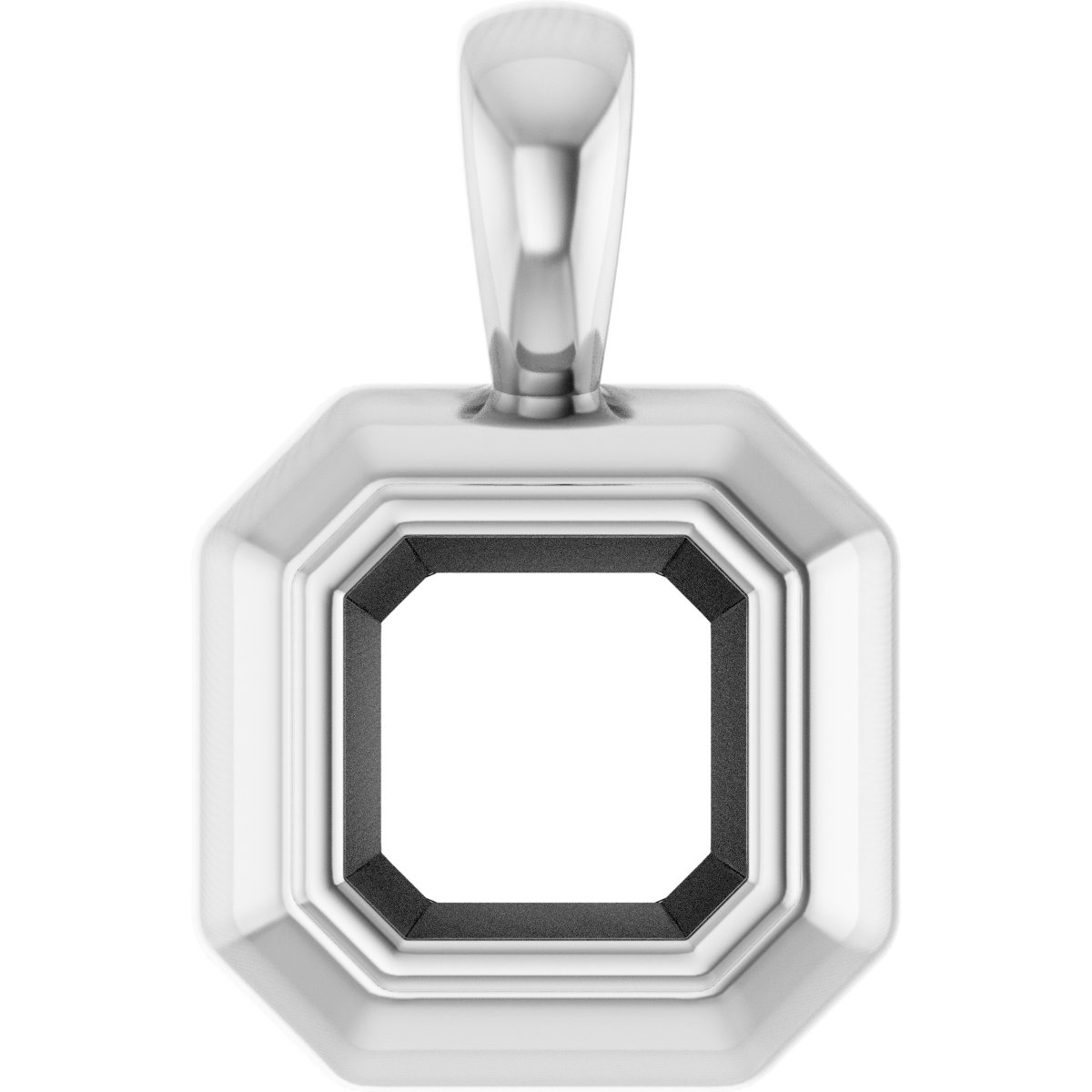 Bezel-Set Solitaire Pendant