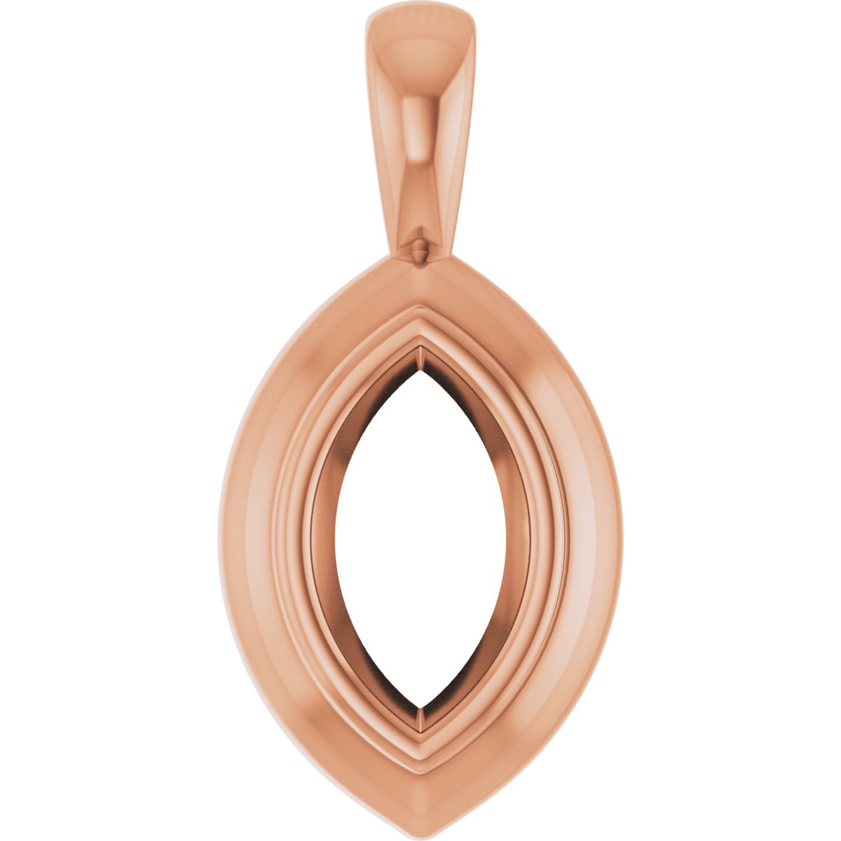 Bezel-Set Solitaire Pendant