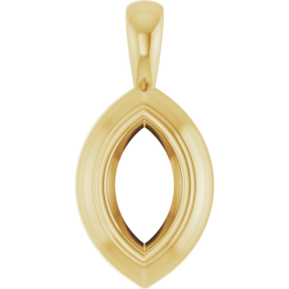 Bezel-Set Solitaire Pendant