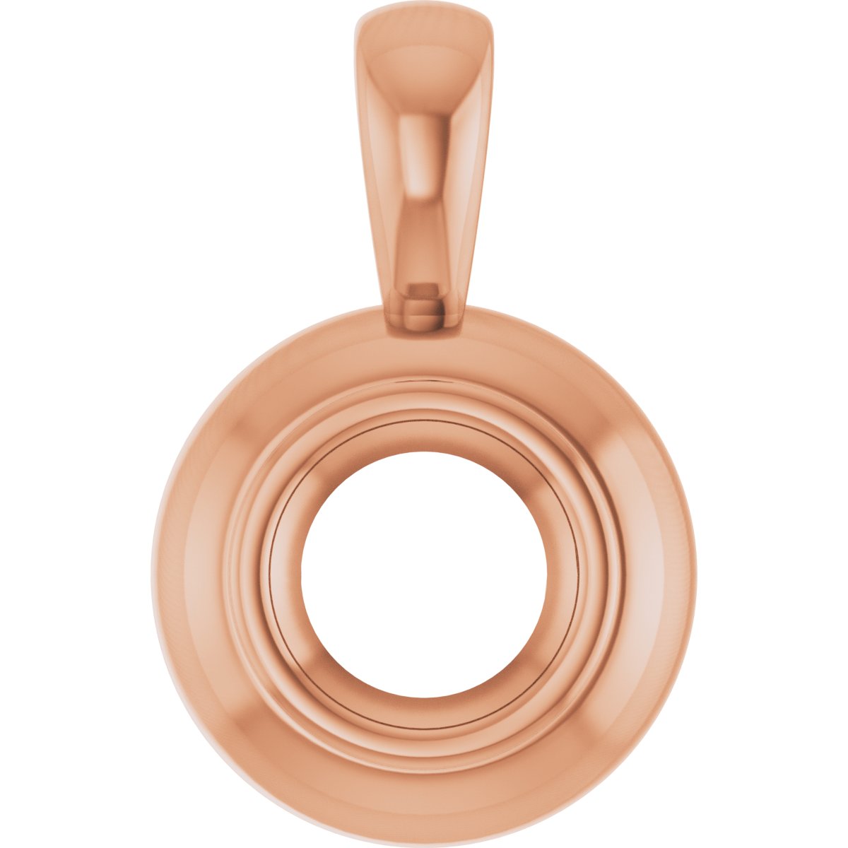 Bezel-Set Solitaire Pendant