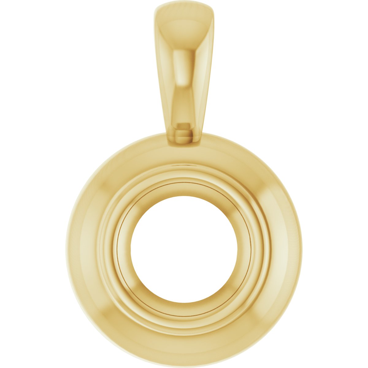 Bezel-Set Solitaire Pendant