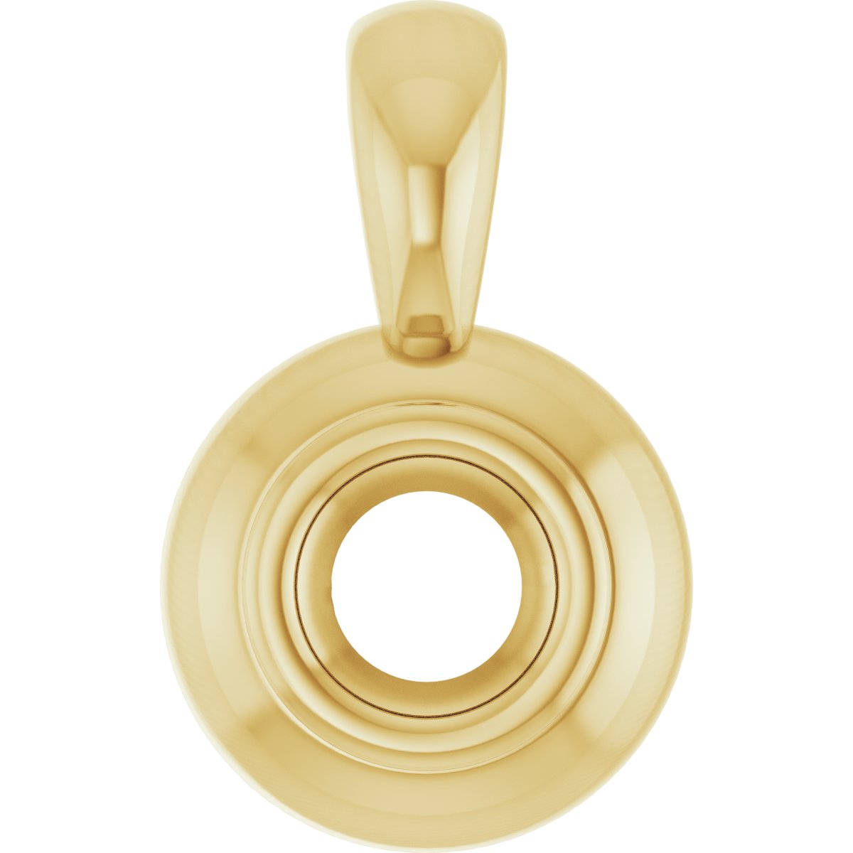 Bezel-Set Solitaire Pendant