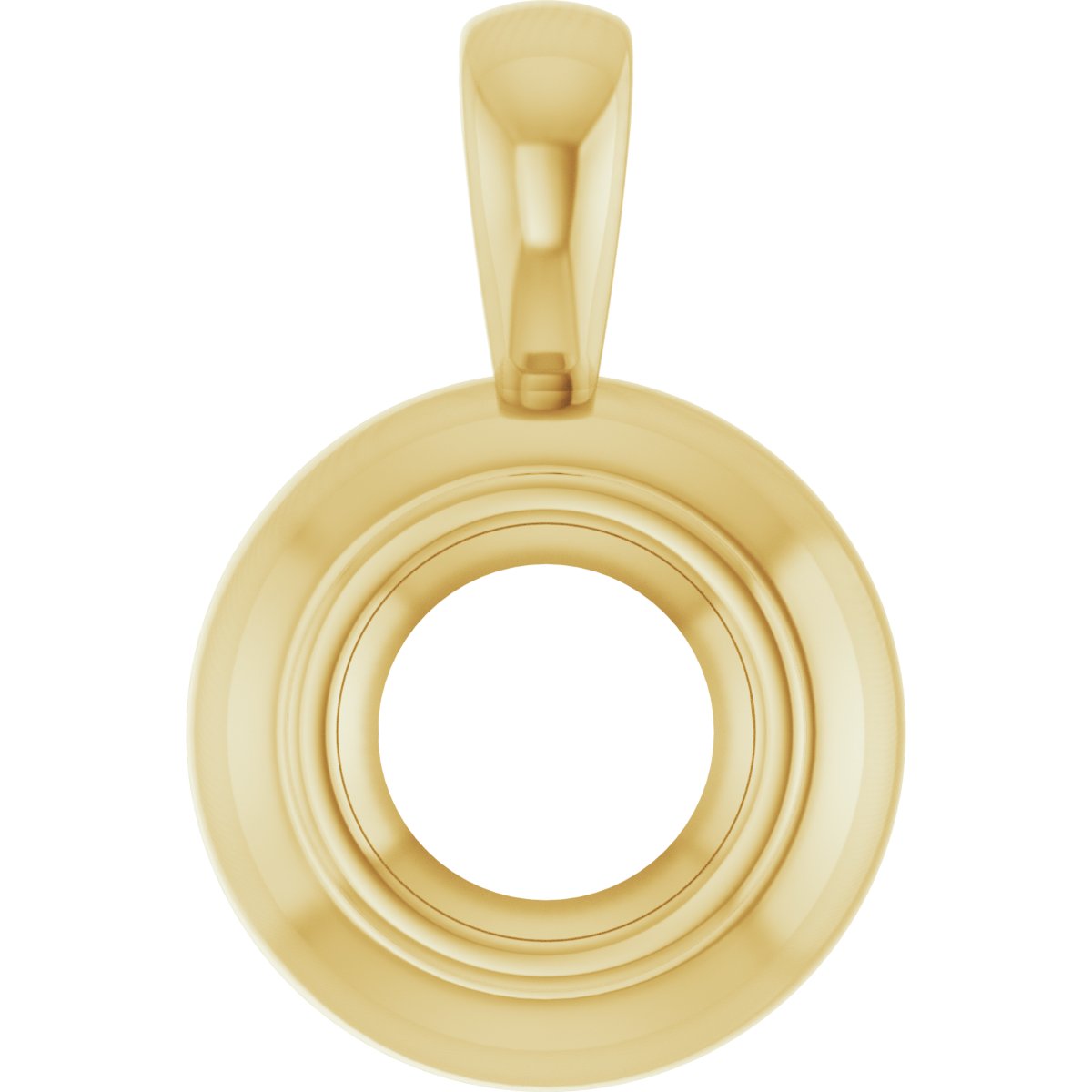 Bezel-Set Solitaire Pendant