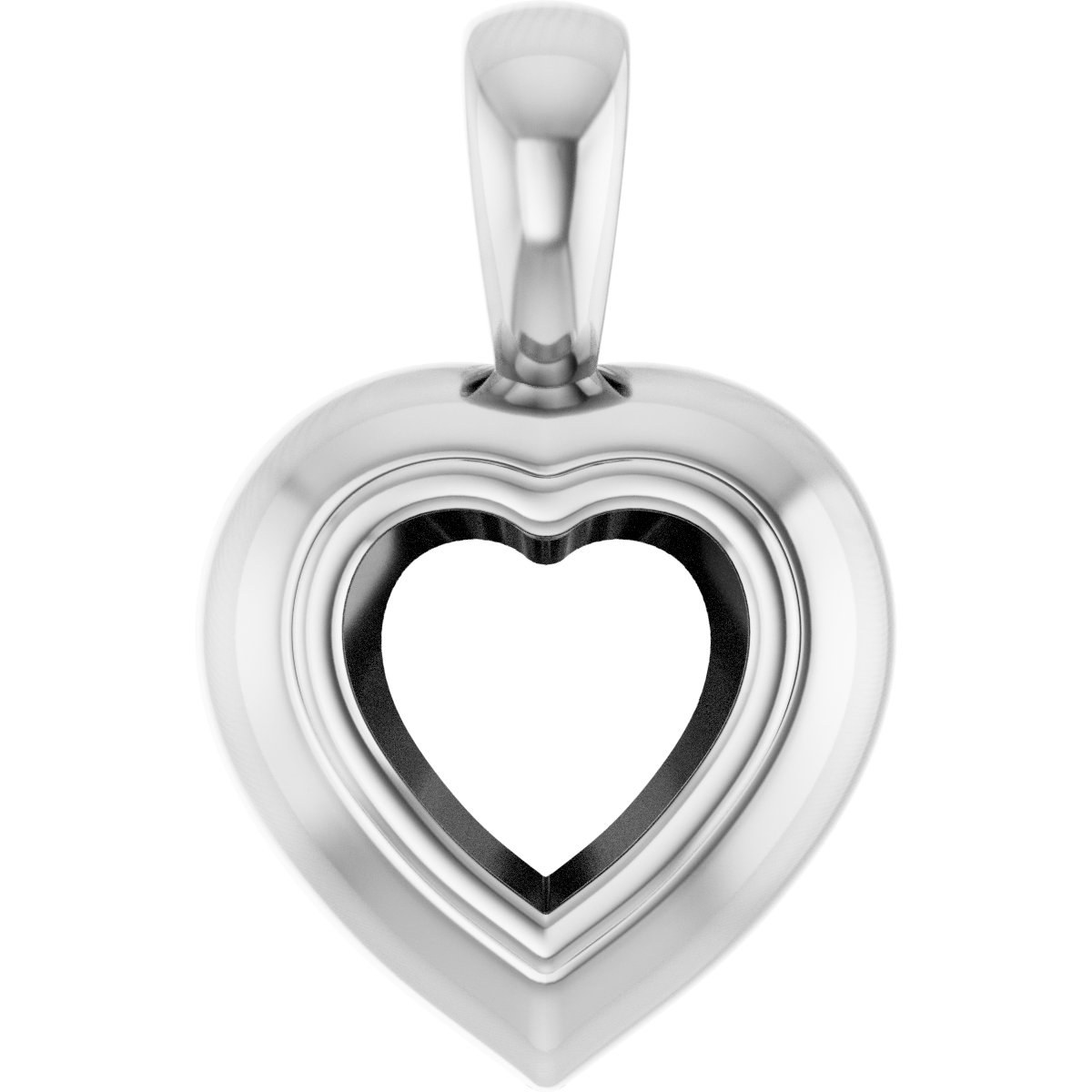 Bezel-Set Solitaire Pendant