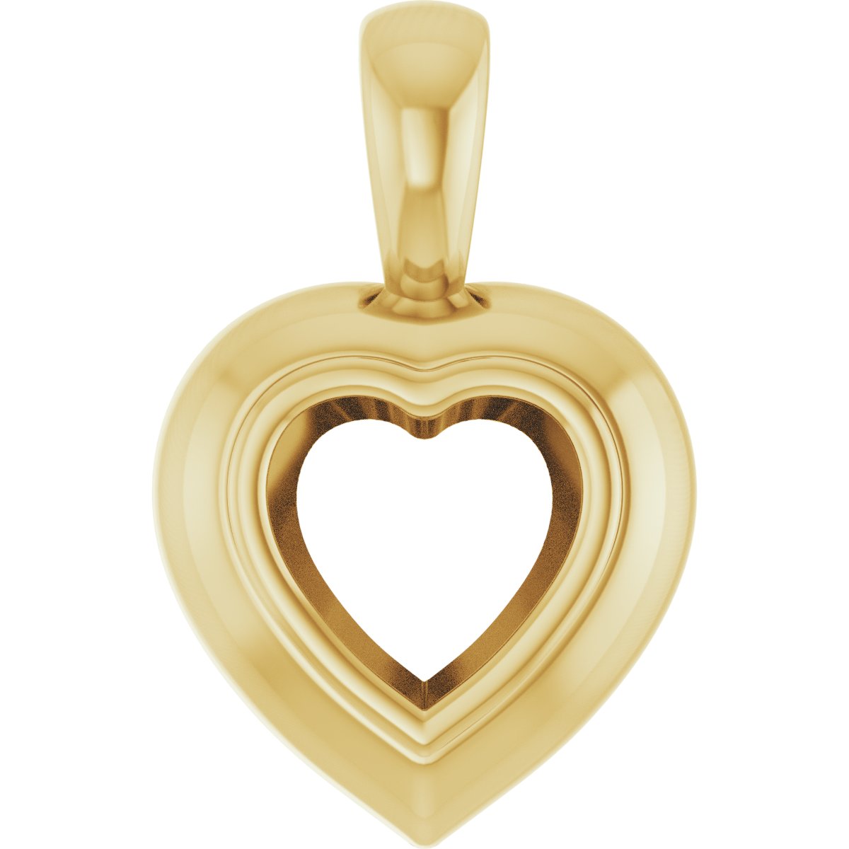 Bezel-Set Solitaire Pendant
