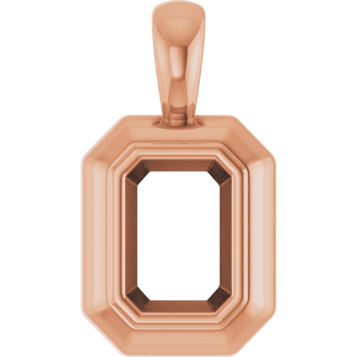 Bezel-Set Solitaire Pendant