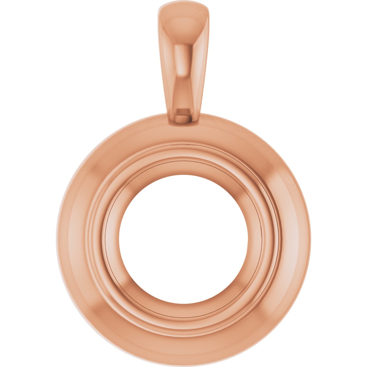 Bezel-Set Solitaire Pendant
