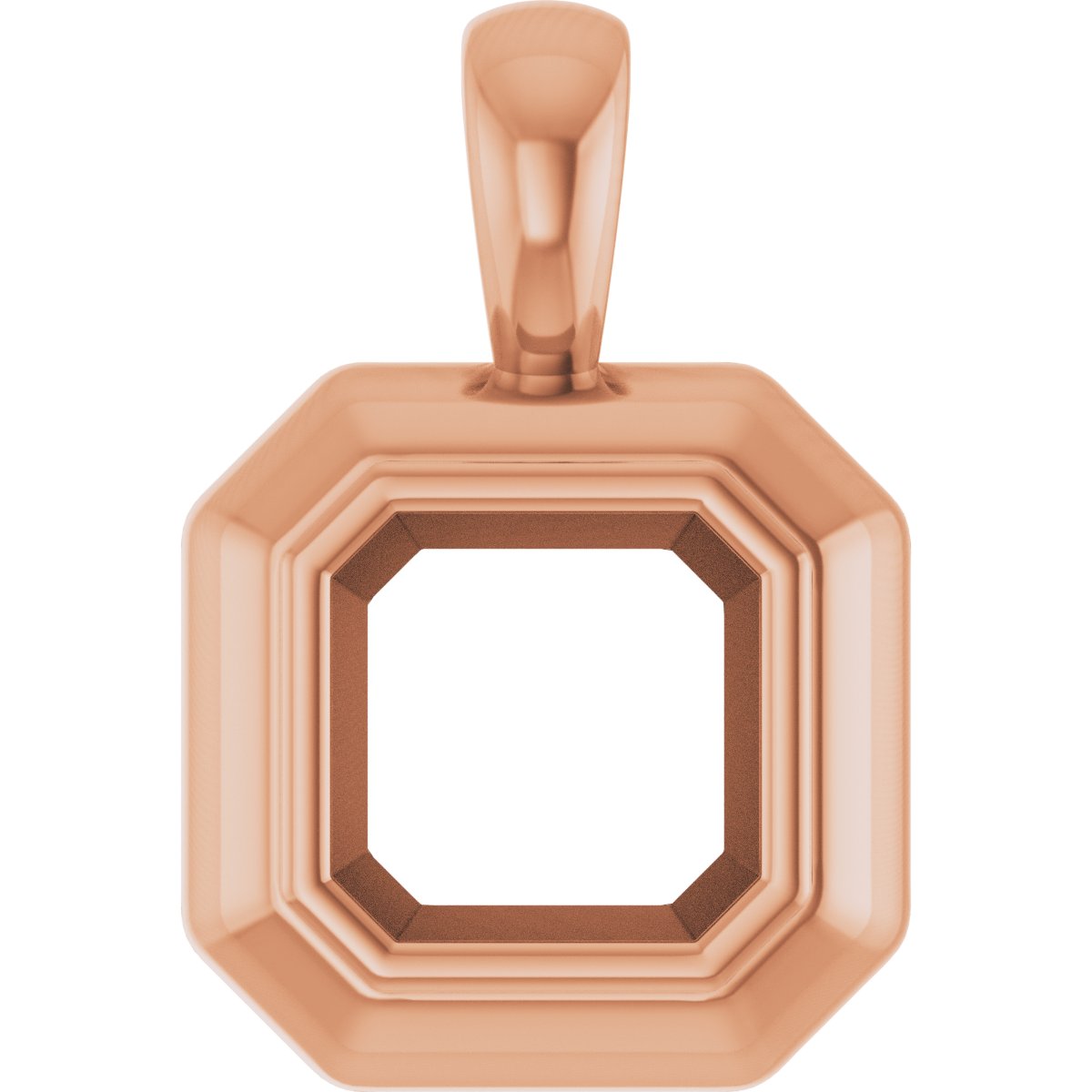 Bezel-Set Solitaire Pendant