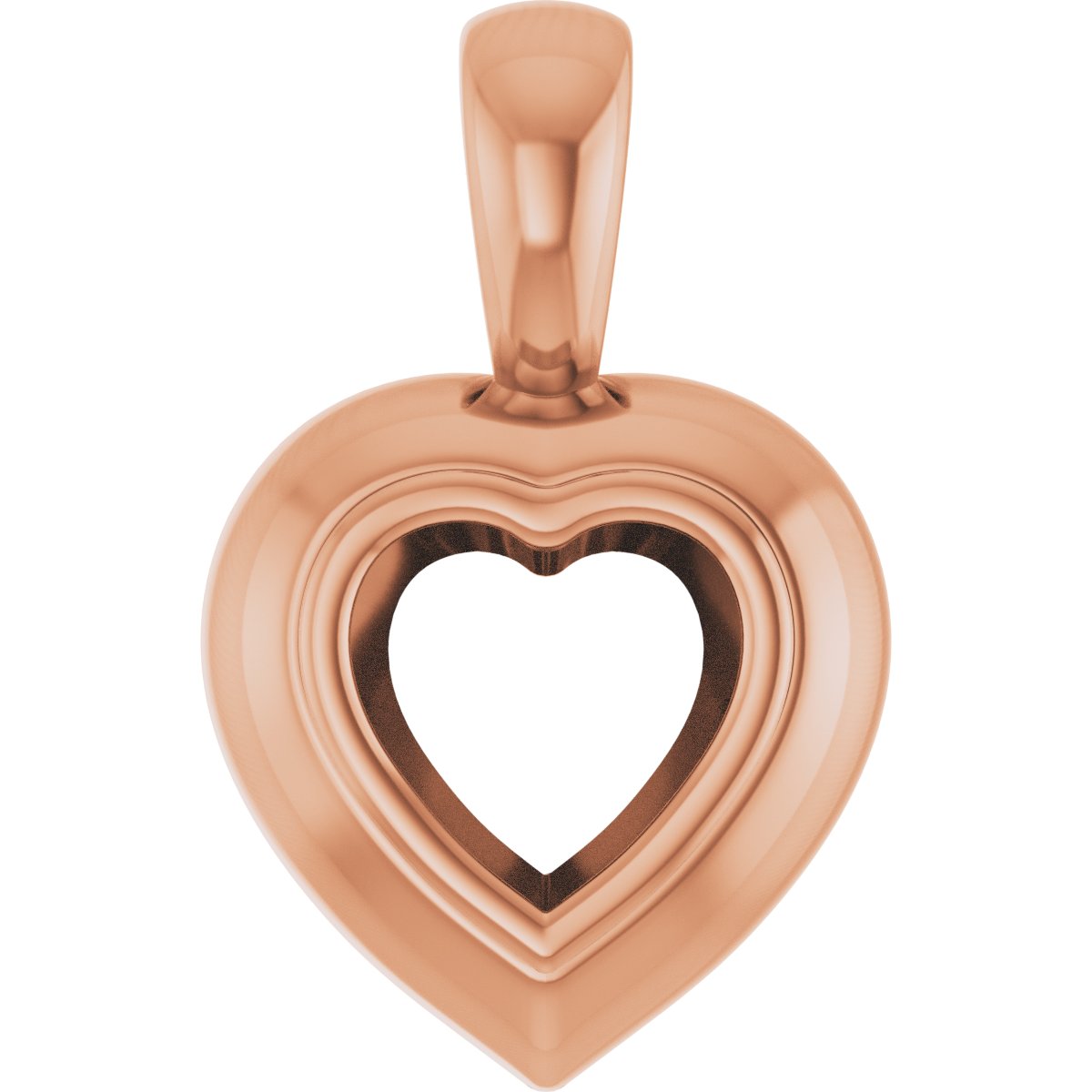 Bezel-Set Solitaire Pendant
