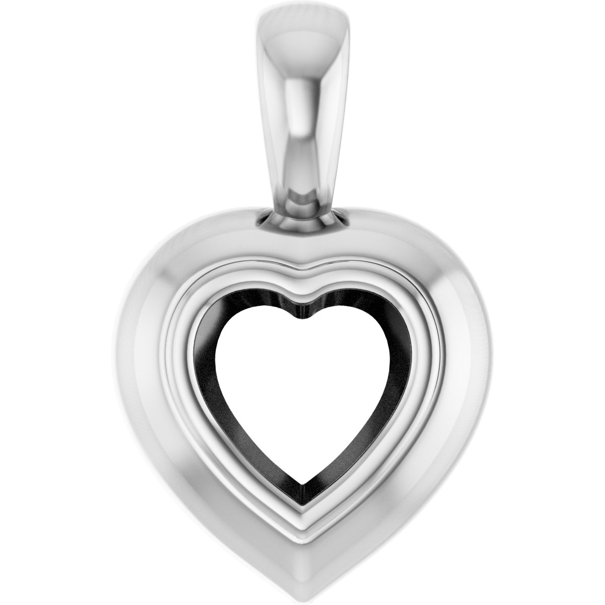 Bezel-Set Solitaire Pendant