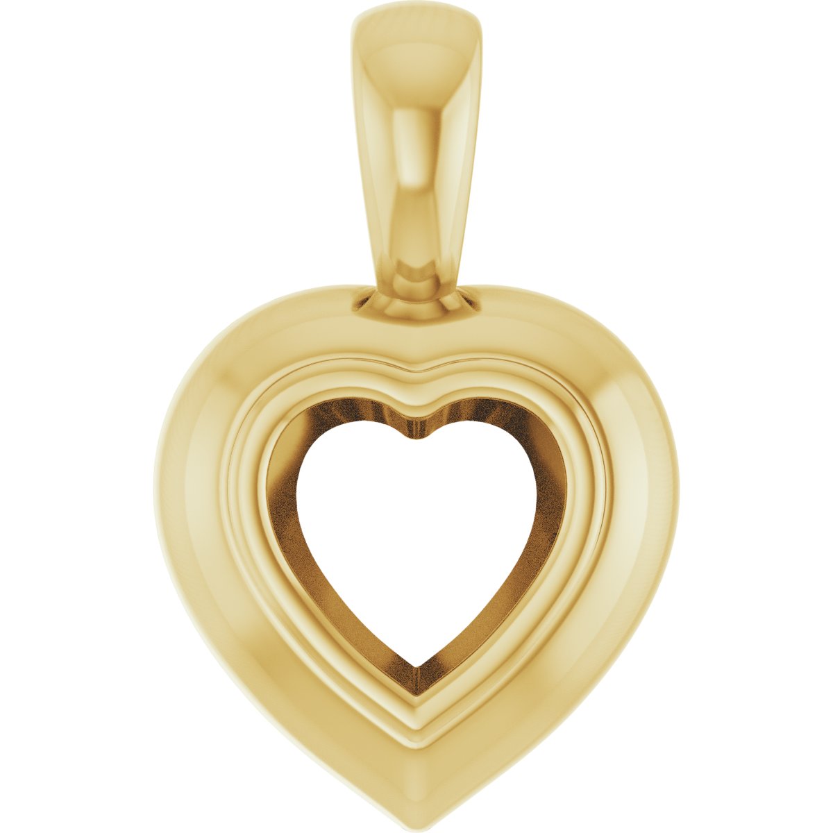Bezel-Set Solitaire Pendant