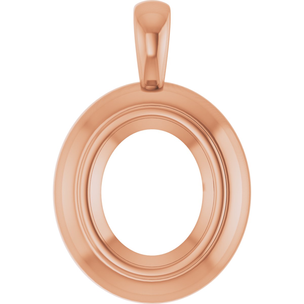 Bezel-Set Solitaire Pendant