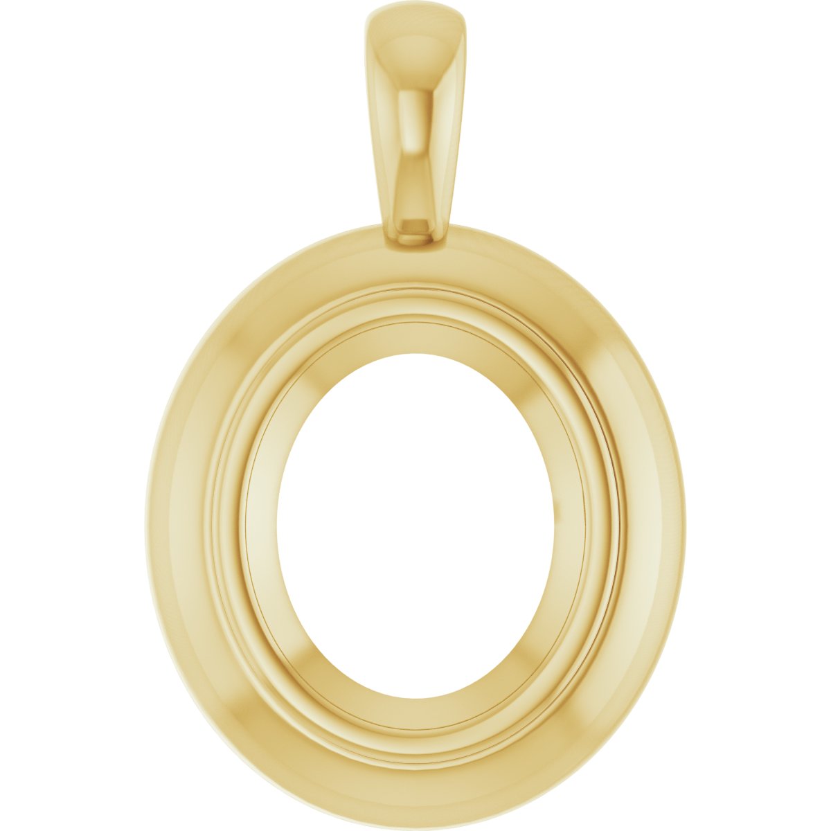 Bezel-Set Solitaire Pendant