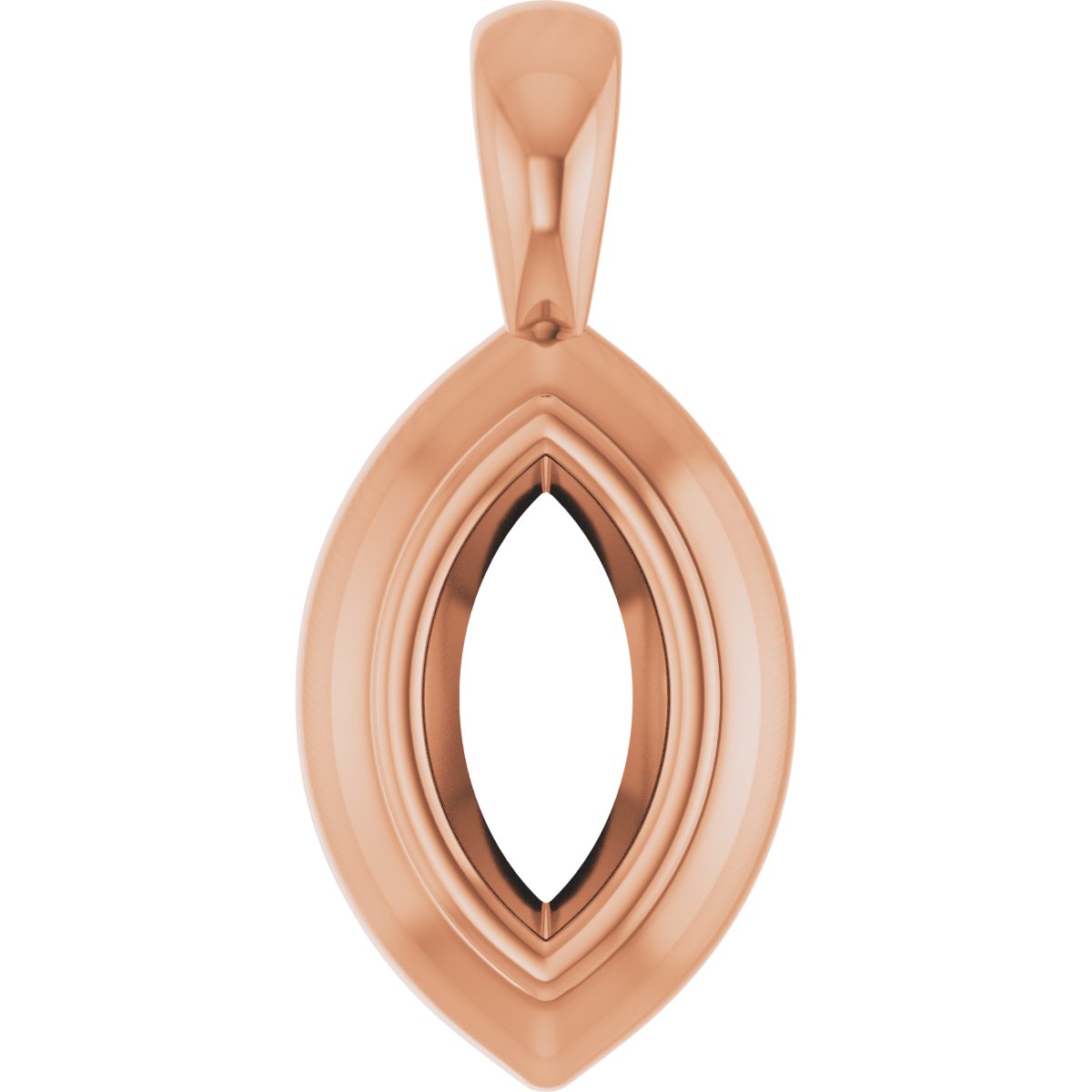 Bezel-Set Solitaire Pendant