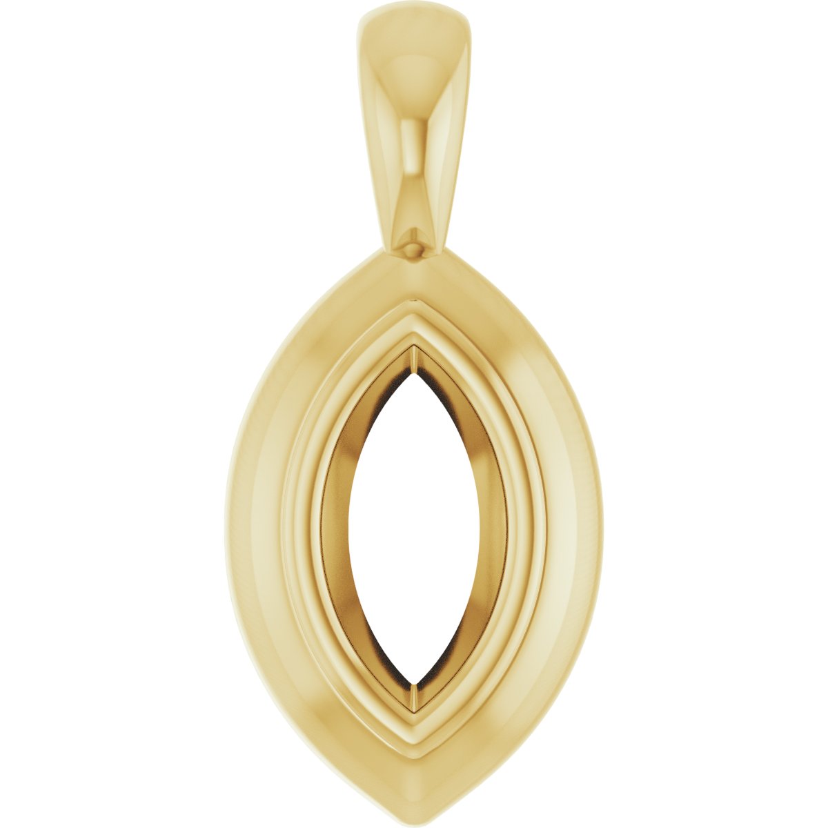 Bezel-Set Solitaire Pendant