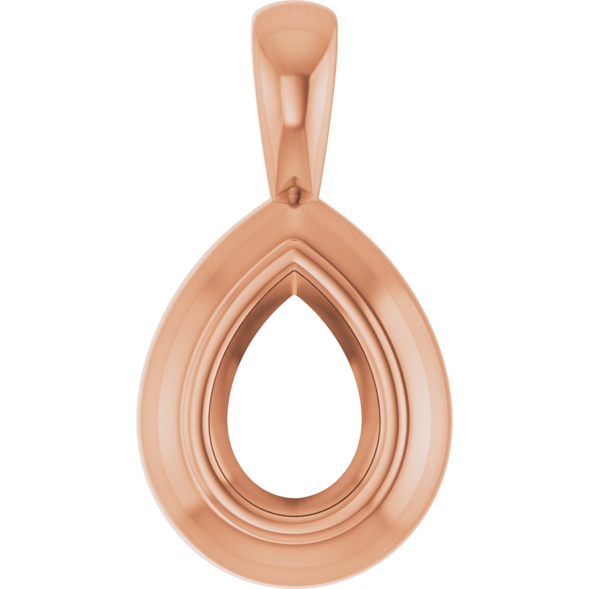 Bezel-Set Solitaire Pendant