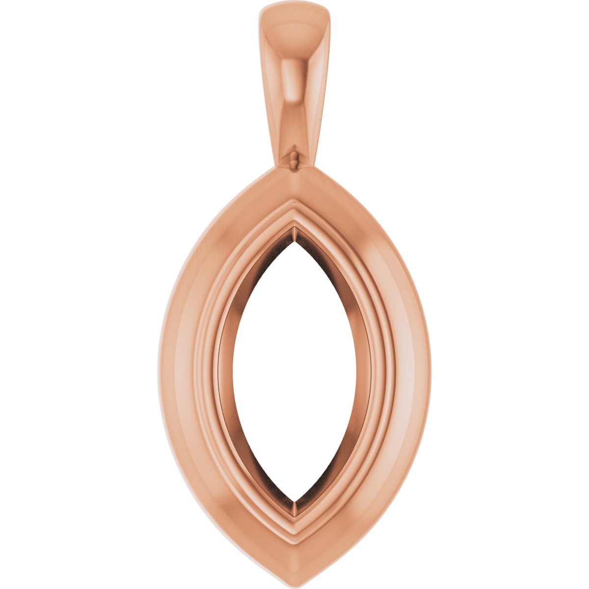 Bezel-Set Solitaire Pendant