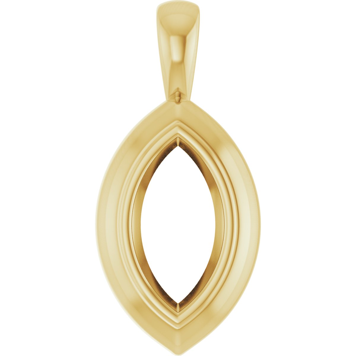 Bezel-Set Solitaire Pendant
