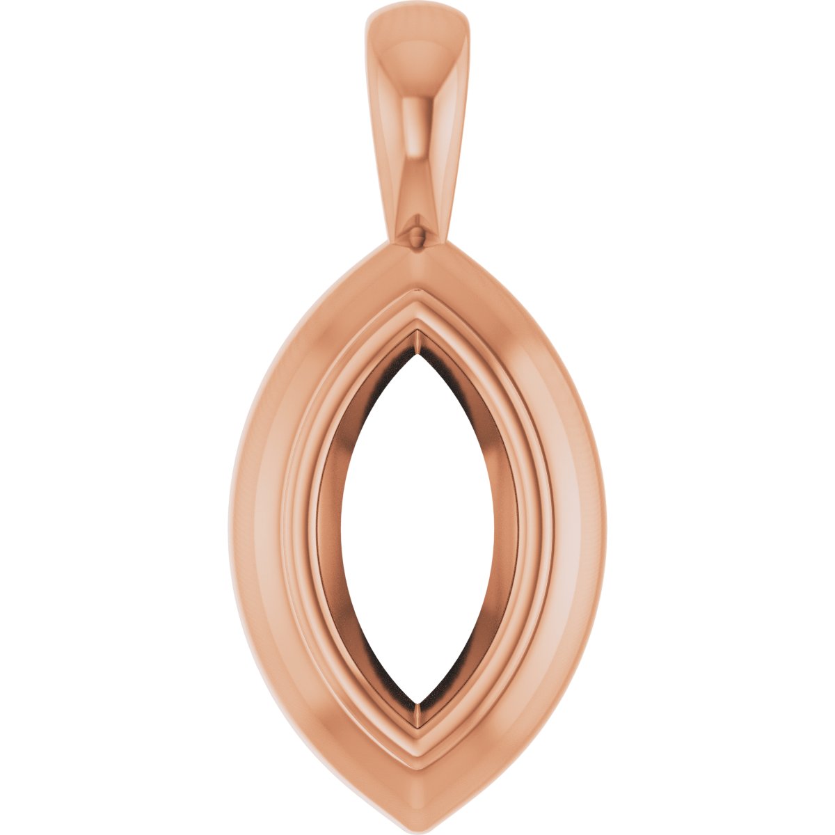 Bezel-Set Solitaire Pendant