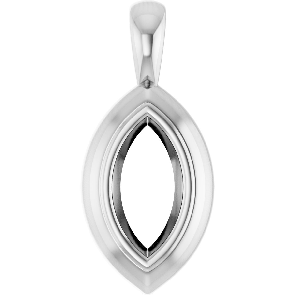 Bezel-Set Solitaire Pendant