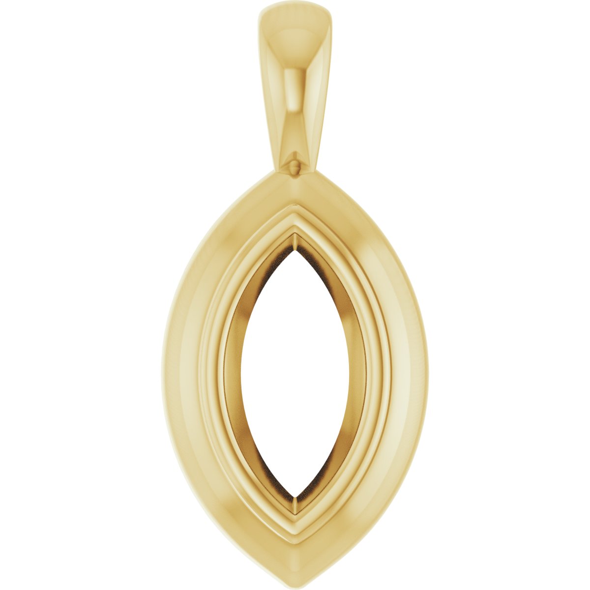 Bezel-Set Solitaire Pendant