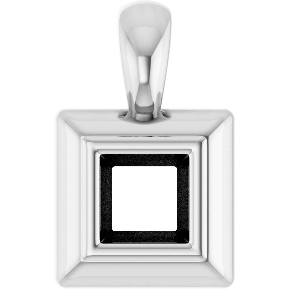 Bezel-Set Solitaire Pendant