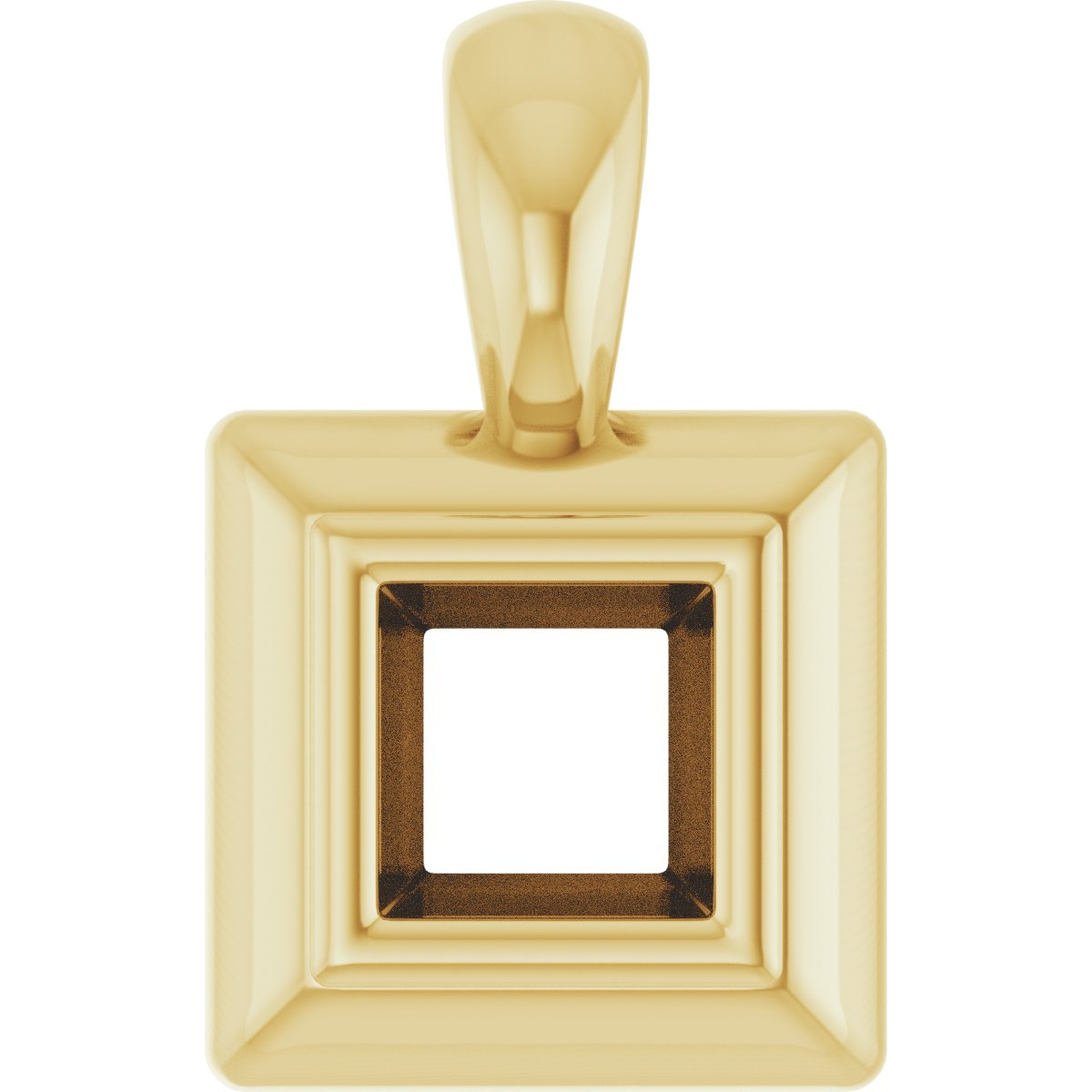 Bezel-Set Solitaire Pendant