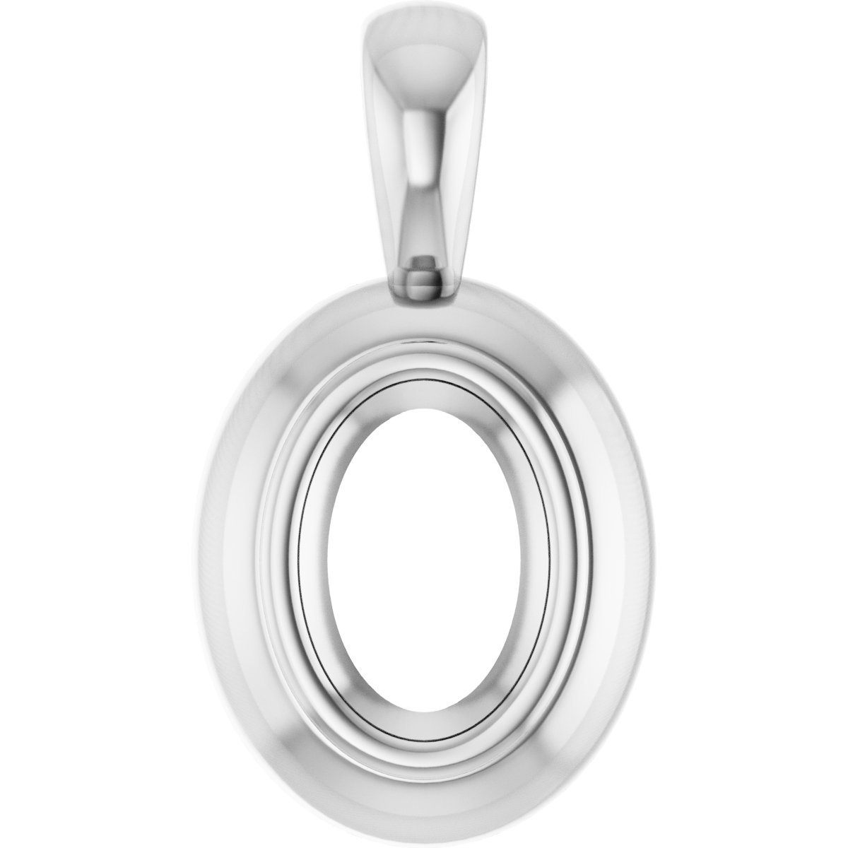 Bezel-Set Solitaire Pendant