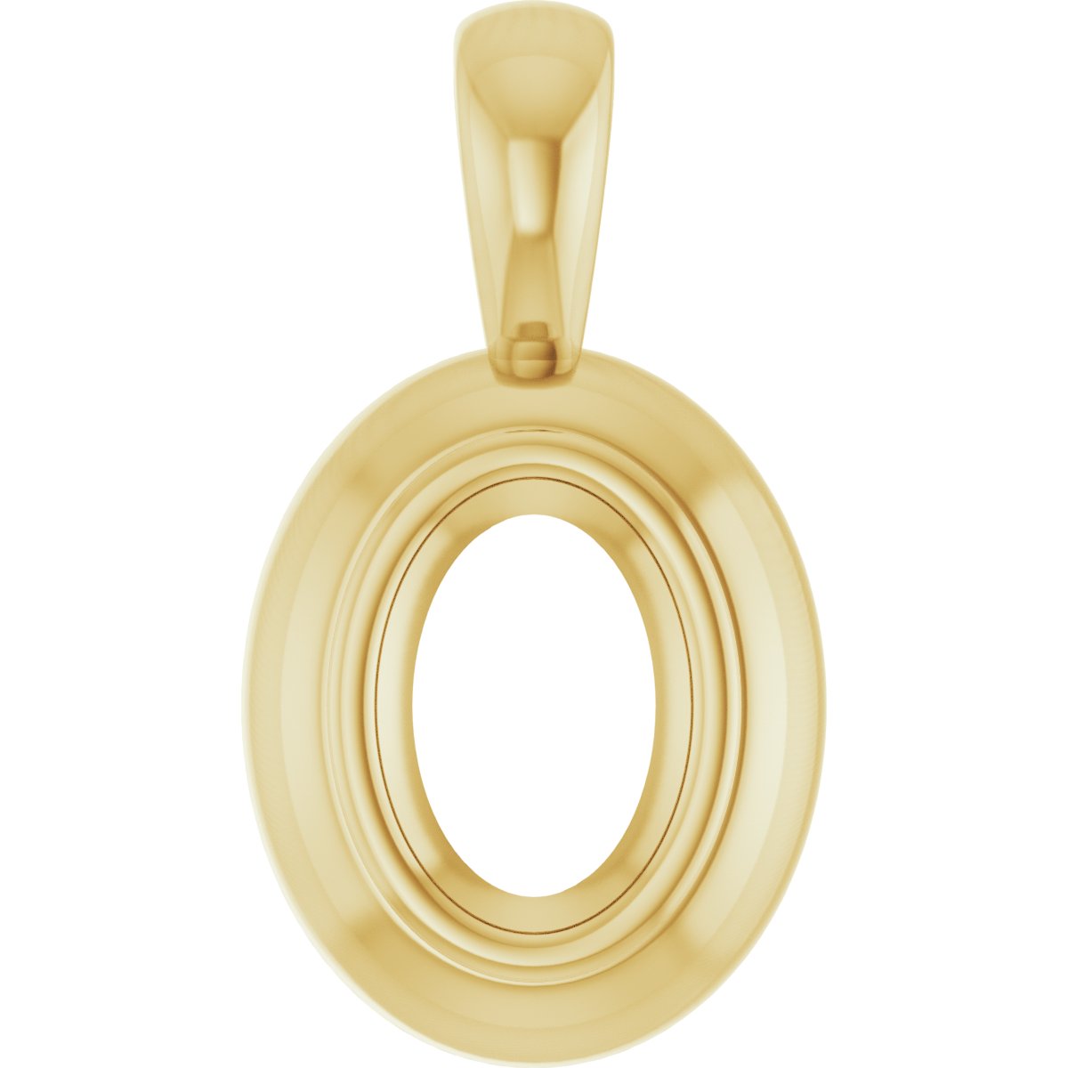 Bezel-Set Solitaire Pendant