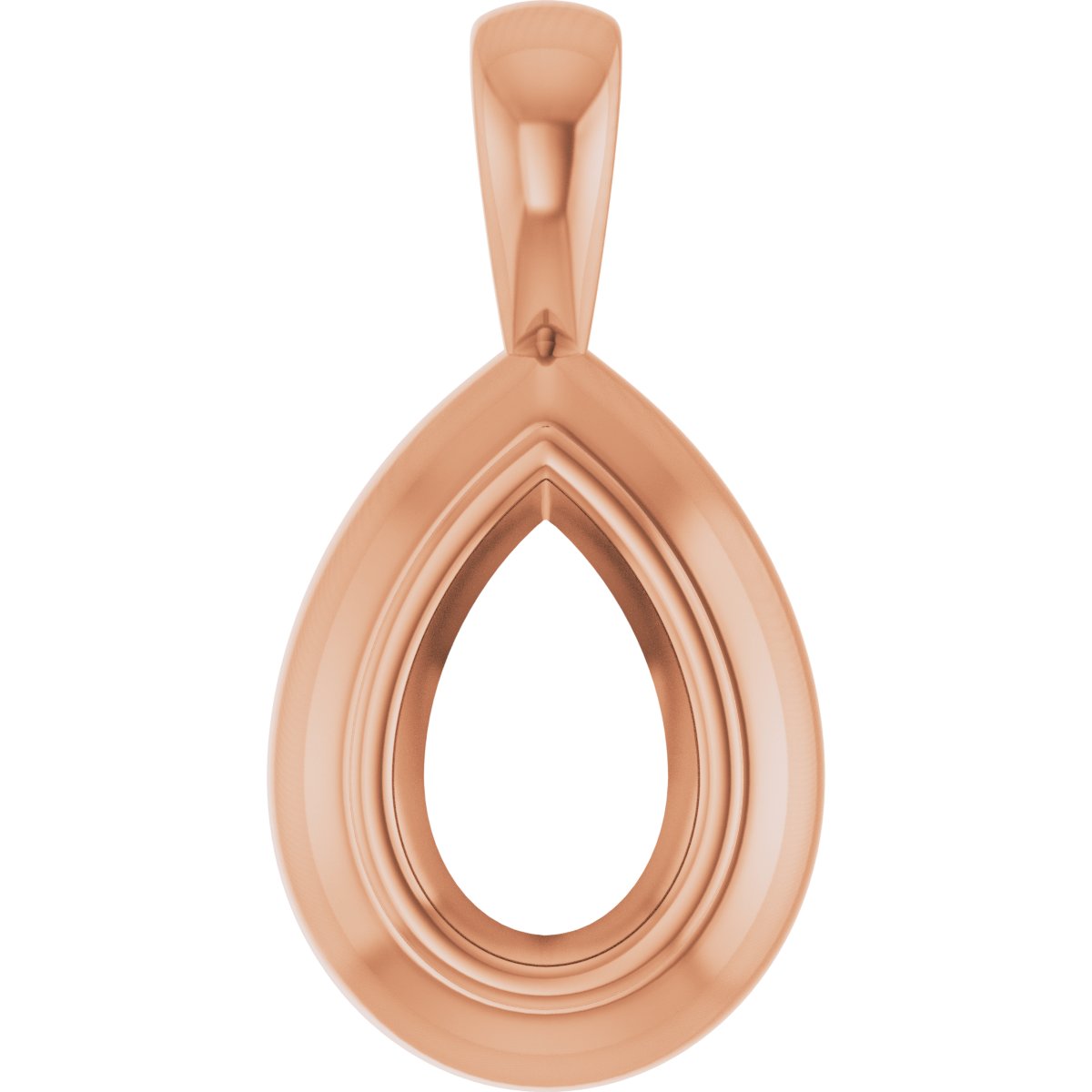 Bezel-Set Solitaire Pendant