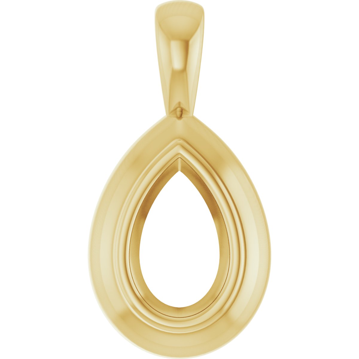 Bezel-Set Solitaire Pendant