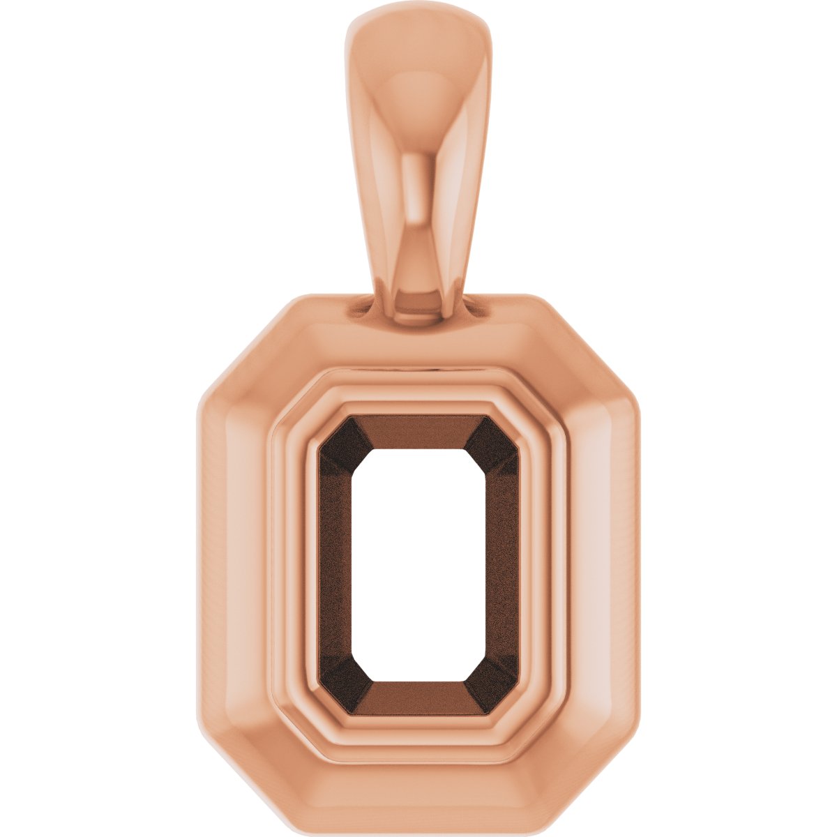 Bezel-Set Solitaire Pendant