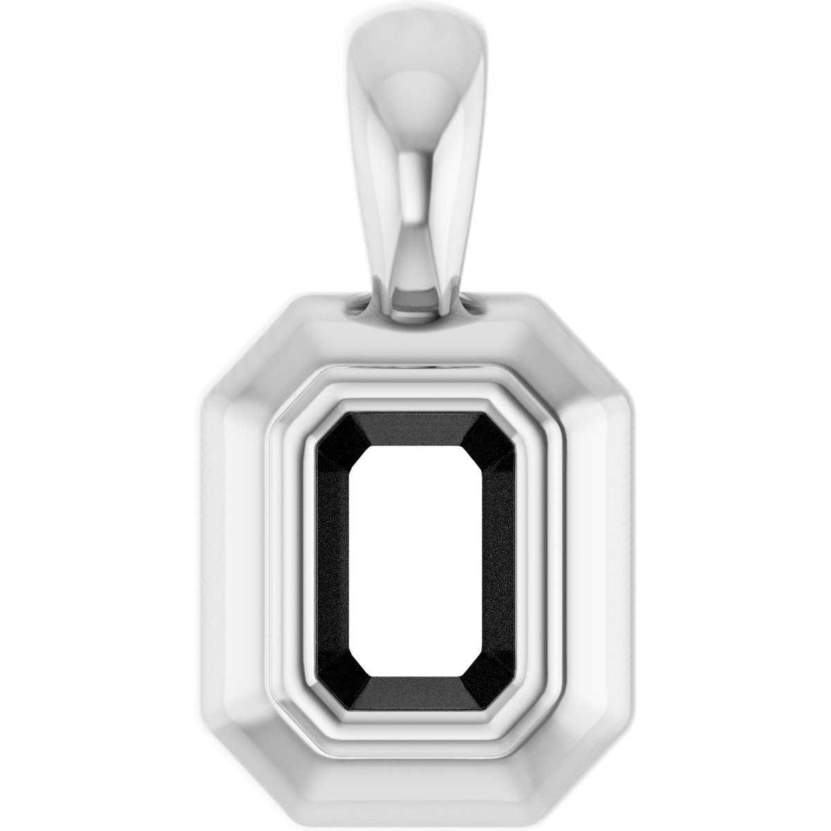 Bezel-Set Solitaire Pendant
